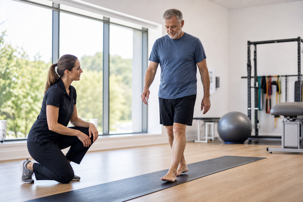 Choosing Gait Retraining Support for Almonte Walking